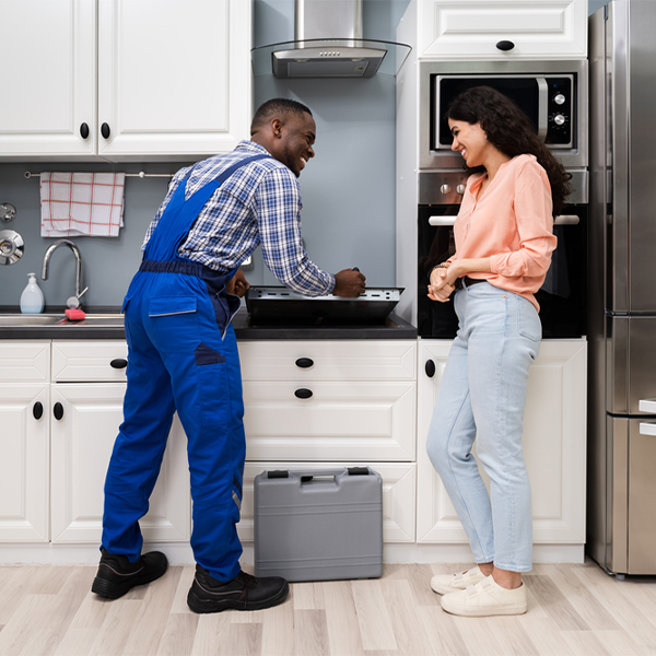 can you provide an estimate for cooktop repair before beginning any work in Indianfields MI